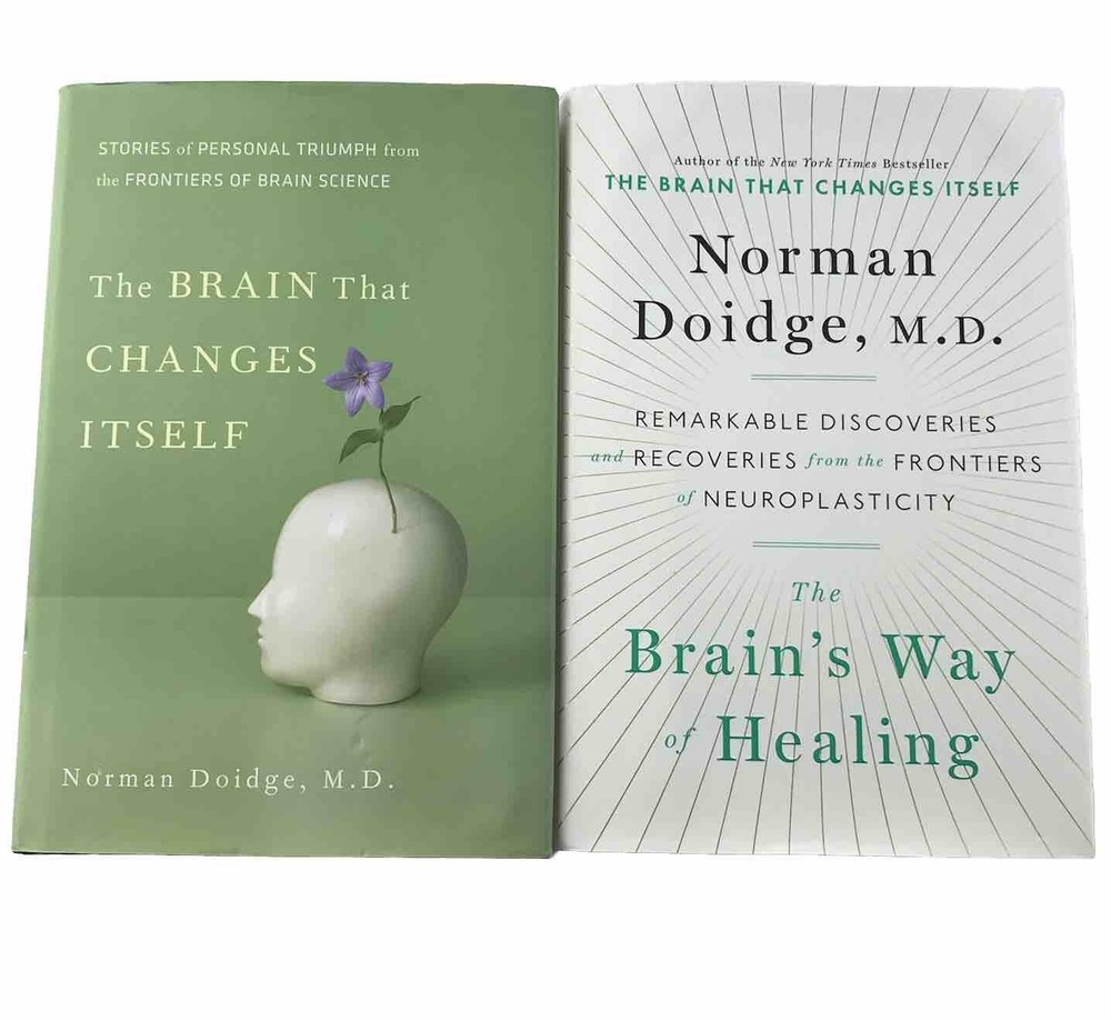 2x Norman Doidge, M. D. Book Bundle (Hardcovers) The Brain That Changes Itself
