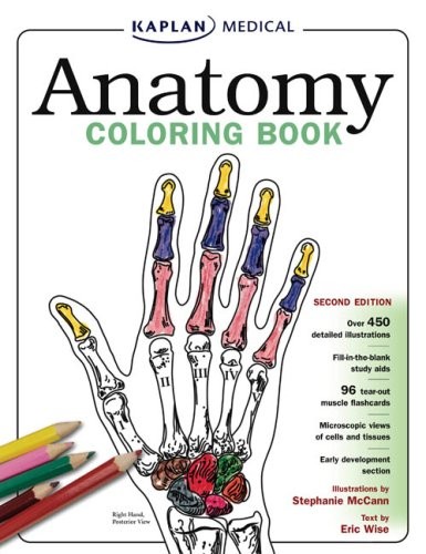Anatomy Coloring Book – paperback Mccann, Stephanie|Wise, Eric