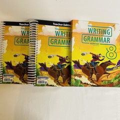 BJU Press Writing and Grammar 8 Teacher Editions & Student Worktext 4th Edition