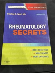 Rheumatology Secrets by Sterling West, 3rd Edition