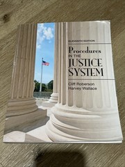 Procedures in the Justice Syst – Paperback –
