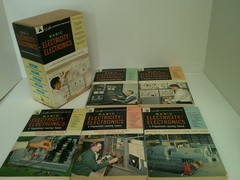 Vintage 5 Volume Howard W Sams & Co 1964 Basic Electricity/Electronics Book Set