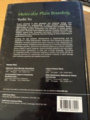 Molecular Plant Breeding by Yunbi Xu: Clean