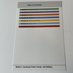 Netter’s Anatomy Flash Cards: with Online – Cards, by John T. Hansen – Very Good