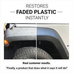 Auto Detailing 8 Oz Plastic Restorer – No Oily Mess, Lasts