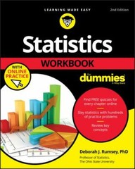 Statistics Workbook for Dummies, Paperback by Rumsey, Deborah J., Ph.D., Bran…