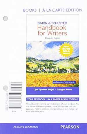 Simon & Schuster Handbook for – Loose Leaf, by Troyka Lynn; Hesse – Good