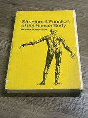 Vintage Structure & Function of the Human Body Book by MEMMLER AND RADA 1970