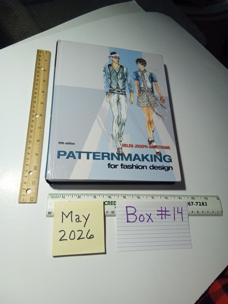 Patternmaking for Fashion Design – 5th Ed. – Helen Armstrong (2009, HC) w/ DVD