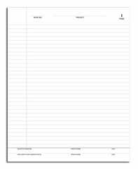 BookFactory Lab Notebook/Laboratory Notebook Professional Grade 240 Pages 8…