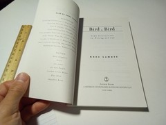 BIRD BY BIRD: Some Instructions on Writing and Life – Lamott, Anne PB Book