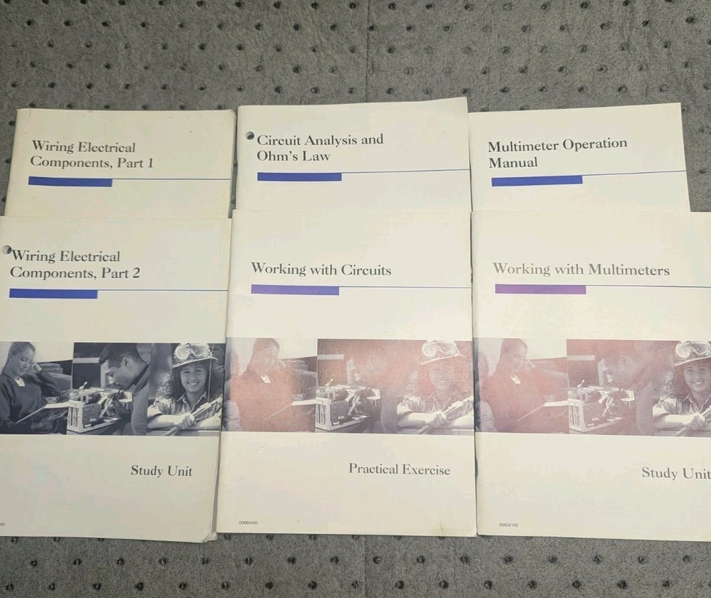 Thomson Education Direct Electrical Books 6 Books in Total Study Guide Trades
