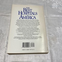 Vintage The Best Hospitals in America Paperback Book by Linda Sunshine