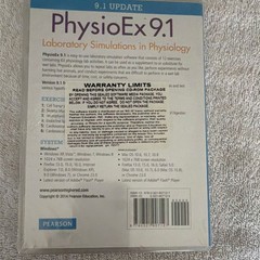 Pearson PhysioEx 9.1 Laboratory Simulations in Physiology CD-ROM 2014 9.1 Update
