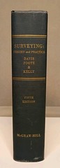 Vintage Surveying Theory And Practice Davis & Foote Fifth Edition 1966 McGraw-Hi
