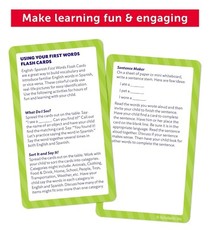 Flash Cards : English-Spanish First Words