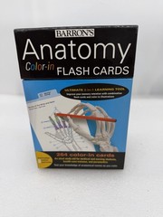 Anatomy Color-in Flash Cards by Kurt Albertine (2009, Cards,Flash Cards) EUC!