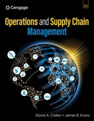 Operations and Supply Chain Management – Paperback By Collier, David A – GOOD
