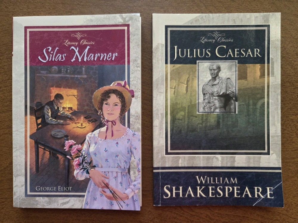A Beka Book 10th Grade Silas Marner& Julius Caesar Reading Book Literary Classic