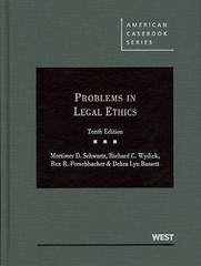Problems in Legal Ethics; American Casebook – 9780314280497, Schwartz, hardcover