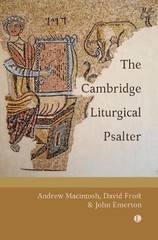 Andrew Macintosh David Frost John Emert Cambridge Liturgical Psalt (Paperback)