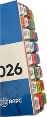 Laminated Color-Coded Tabs for ICD-0-PCS AAPC Expert 2026 – Repositionable!