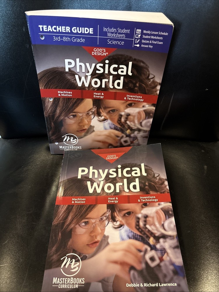 Master Books GOD’S DESIGN PHYSICAL WORLD Curriculum Set Teacher & Student