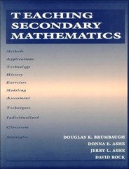 Secondary Mathematics Methods Paperback