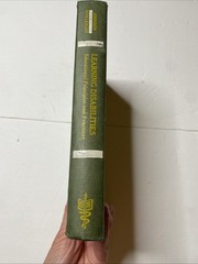 LEARNING DISABILITIES: EDUCATIONAL PRINCIPLES AND By Doris J. Johnson & Helmer