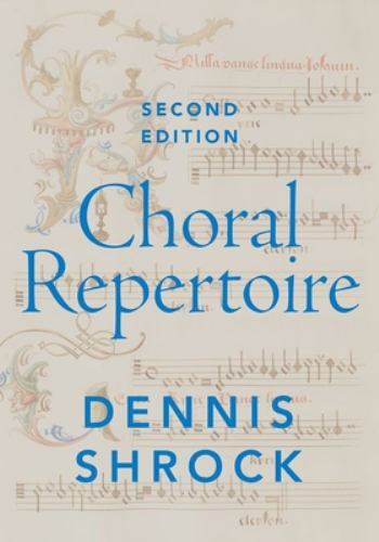 Choral Repertoire, Shrock, Dennis, Good Book