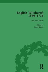 English Witchcraft, 1560-1736, Hardcover by Sharpe, James; Golden, richard, L…