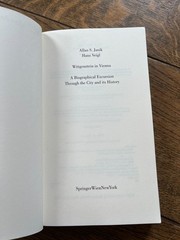 Wittgenstein in Vienna: Allan S. Janik & Hans Veigl-Springer Wein New York. 1998