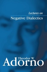 Lectures on Negative Dialectics by Theodor W Adorno PAPERBACK 9780745635101