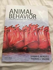 Animal Behavior: Concepts, – Paperback, by Nordell Shawn; Valone – Very Good j