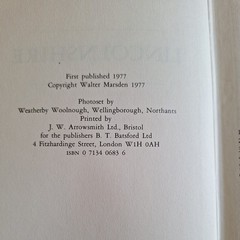 Lincolnshire, Marsden, Walter, Used; Good Book