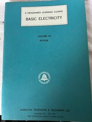 A Programed Learning Course Basic Electricity Vol 10 Review AT&T 1962