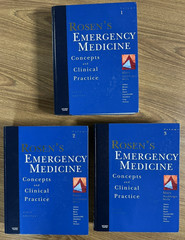 COMPLETE SET: Rosen’s Emergency Medicine, 6th Ed, 3 Volumes (2006, HC) GOOD-VG