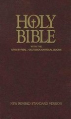 Holy Bible with the Apocryphal / Deuterocanonical Books [New Revised Stan – GOOD