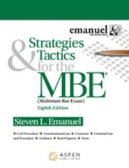 Strategies & Tactics for the MBE by Steven L Emanuel: New