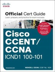CCENT/CCNA ICND1 100-101 Official Cert Guide – Hardcover – VERY GOOD