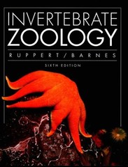 INVERTEBRATE ZOOLOGY By Edward E. Ruppert & Robert D. Barnes – Hardcover *VG+*