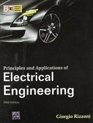 Principles and Applications of Electrical by Rizzoni 5th INTL ED 9780071072496