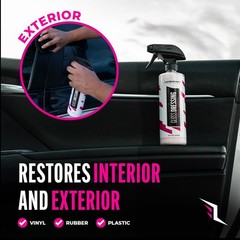 Tire Shine Spray & Plastic Restorer 64oz WaterBased Detailing Solution