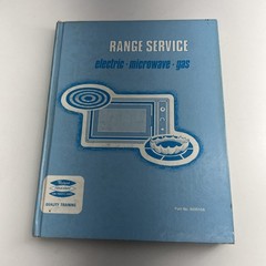 Whirlpool Range Service Electric-Microwave-Gas Textbook/Manual HC 70-80s