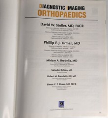 Diagnostic Imaging: Orthopaedics by Stoller, Tirman, Bredella MDRadiology Index