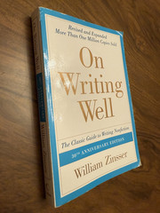 On Writing Well by William Zinsser (2016, paperback): good condition