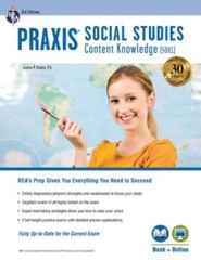Praxis Social Studies Content Knowledge (5081): Book + Online (PRAXIS Tea – GOOD