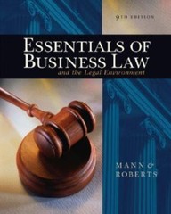 Essentials of Business Law and the Legal Environment by