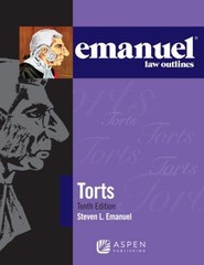 Emanuel Law Outlines – Torts Paperback Steven L. Emanuel