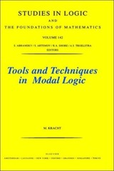 Sevenster – TOOLS AND TECHNIQUES IN MODAL LOGIC SLSTUDIES IN LOGIC SER – X555z